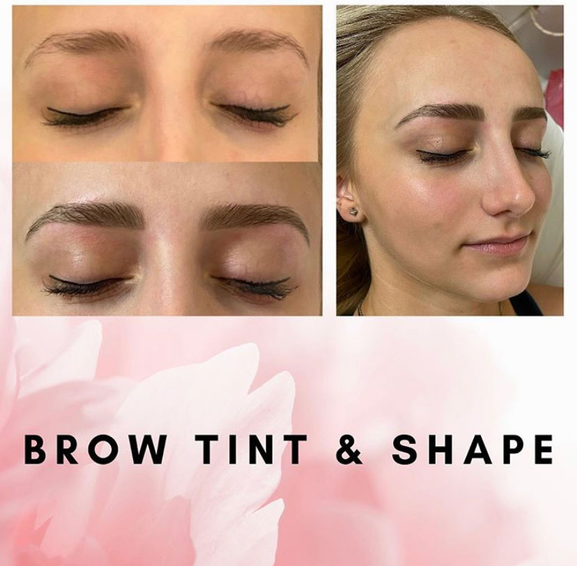 Eyebrow Lamination and Tint Wake Up To Makeup Naples